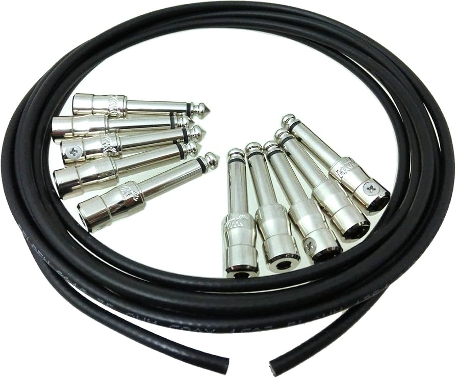 Amazon.co.jp: BELDEN 8218 + HKM ソルダーレスプラグ KIT ケーブル3m