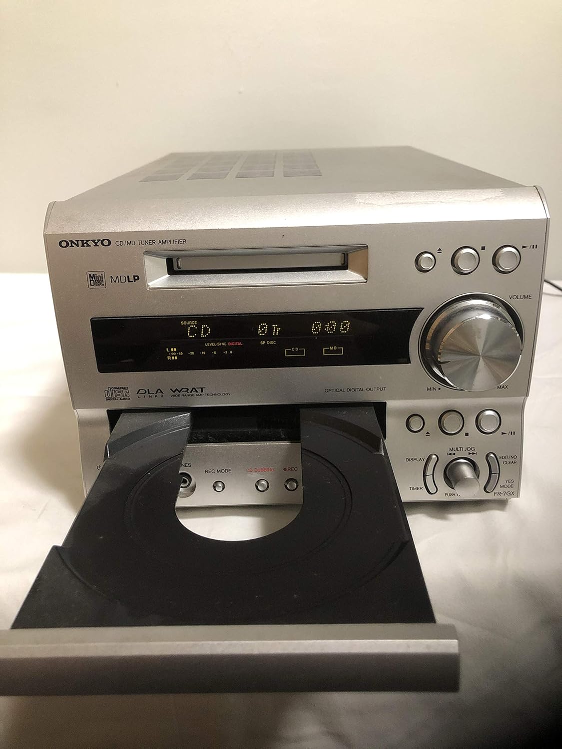 ONKYO FR-7GX CD/MDチューナー Amplifier MDLP ユーザーマニュアル