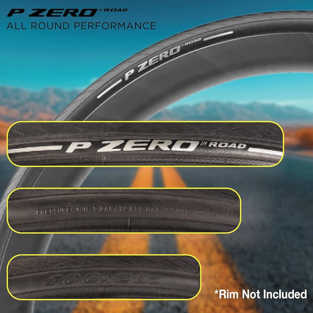 Amazon.com : Pirelli P Zero Road 28-622(700x28c) & SmarTUBE 25