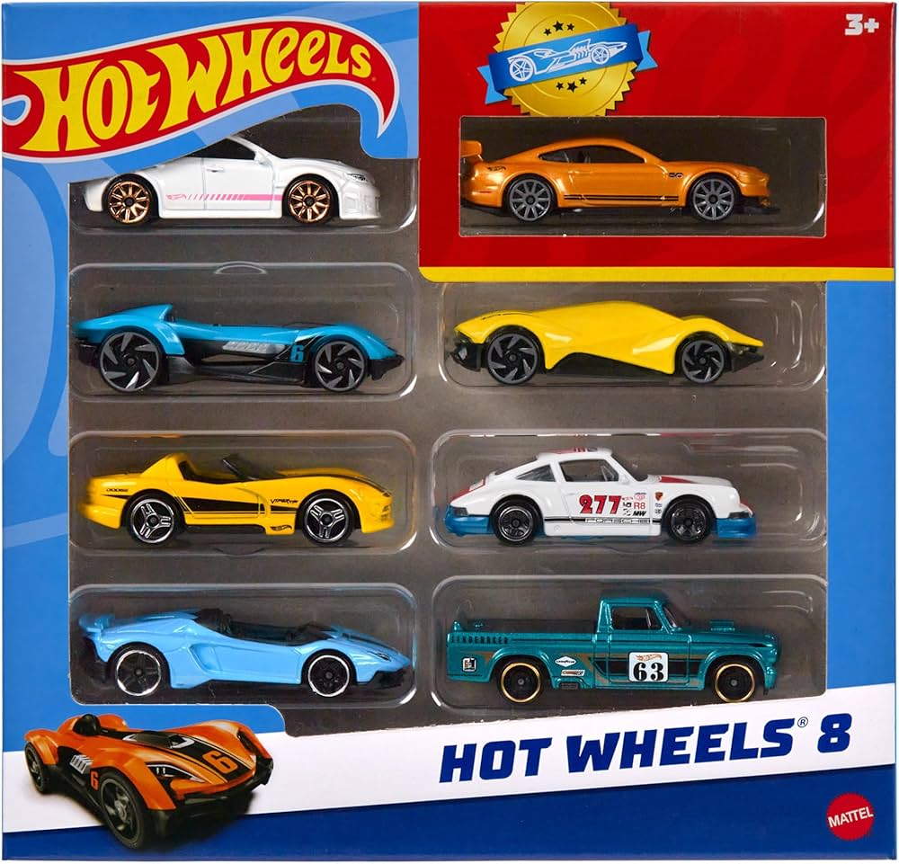 HPV78 Hot Wheels 8'li Araba Seti : Amazon.com.tr: Oyuncak