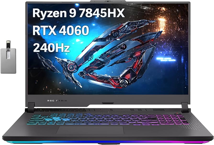 Amazon.com: ASUS ROG Strix G17 17.3” QHD 240Hz Gaming Laptop, AMD