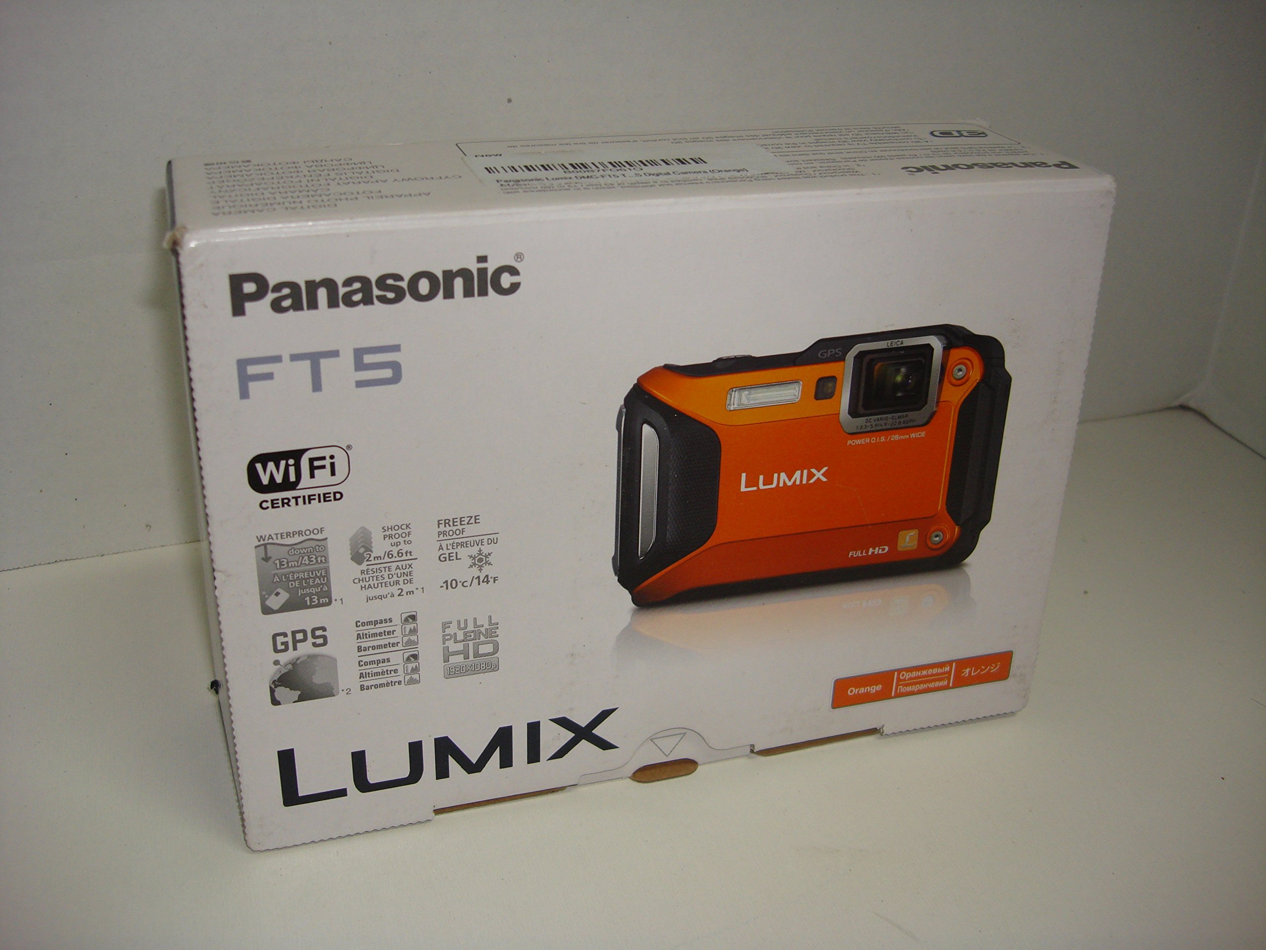 Amazon | パナソニック デジタルカメラ ルミックス FT5 防水 オレンジ
