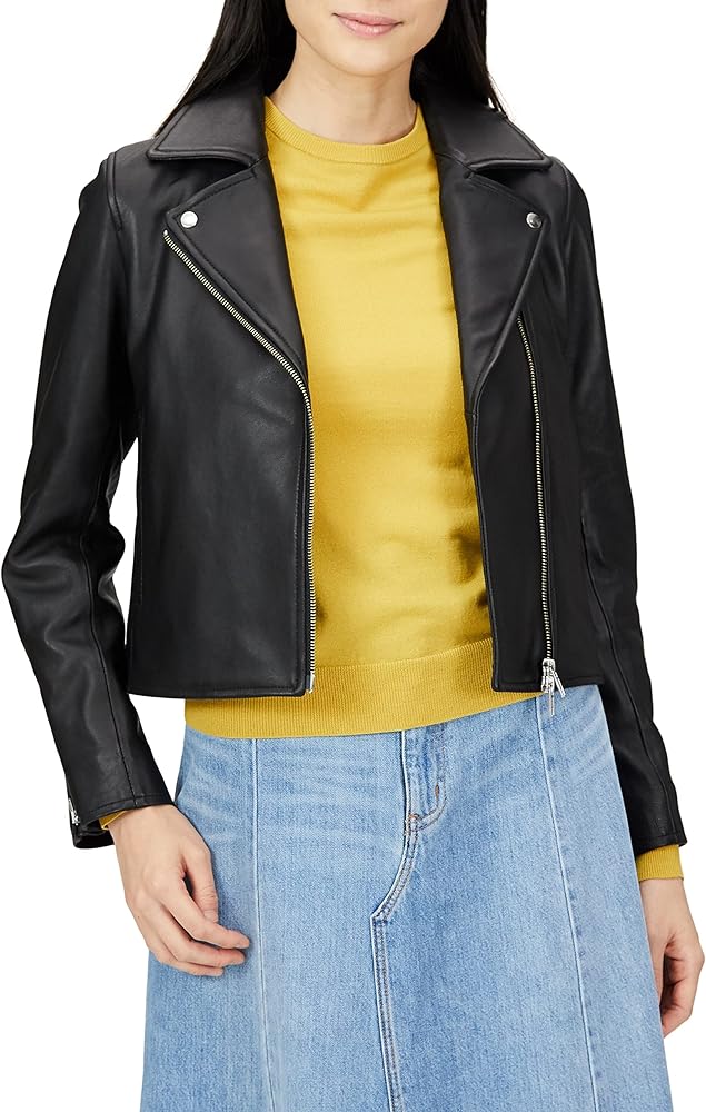 Amazon.co.jp: [フレイ アイディー] ラムレザーライダース : ファッション