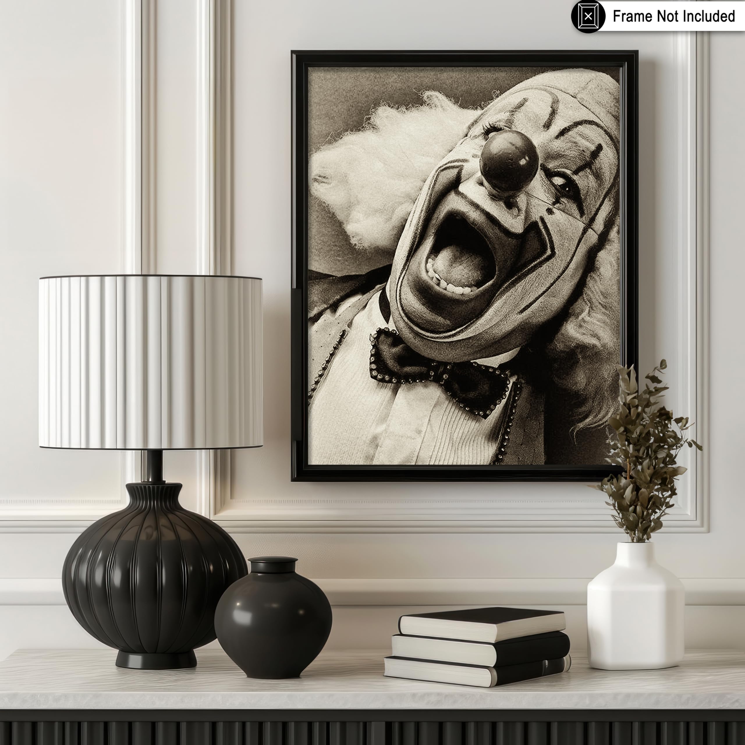 Amazon.co.jp: ポスター マスター ヴィンテージ 笑い ピエロ ポスター