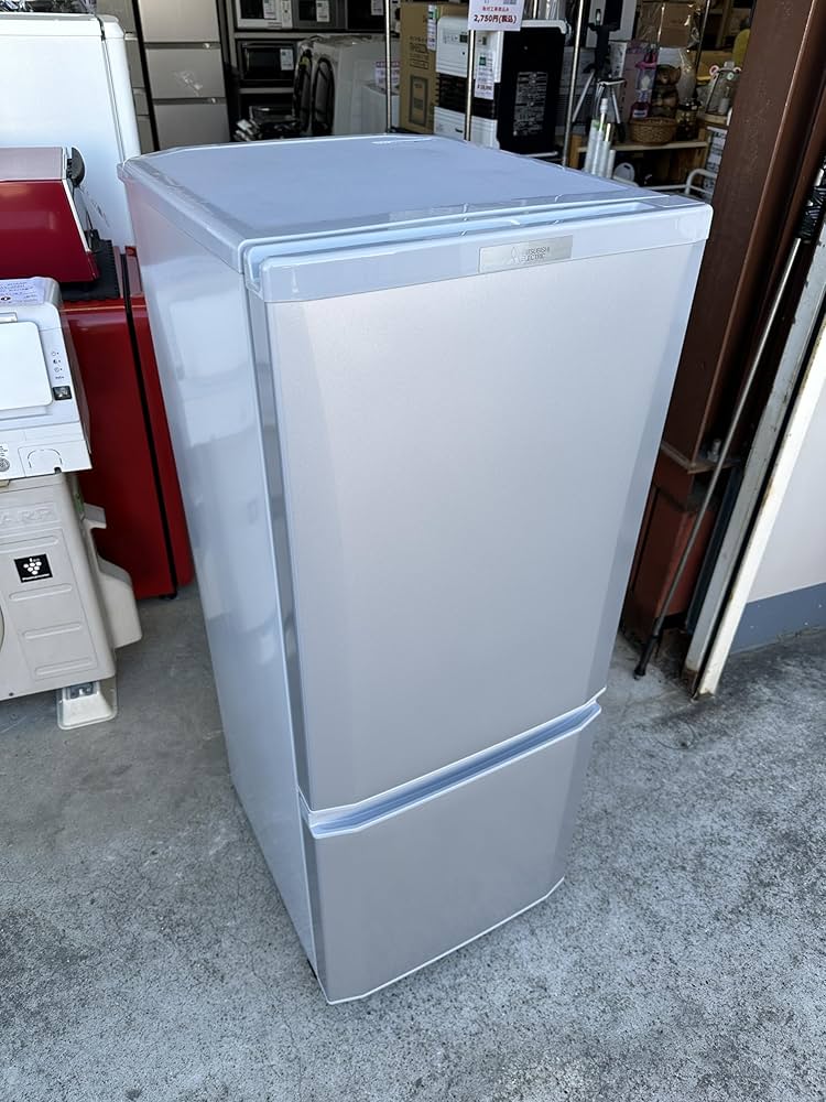 Amazon.co.jp: MR-P15D-S(シャイニ-シルバ-) Pシリ-ズ 2ドア冷蔵庫 右