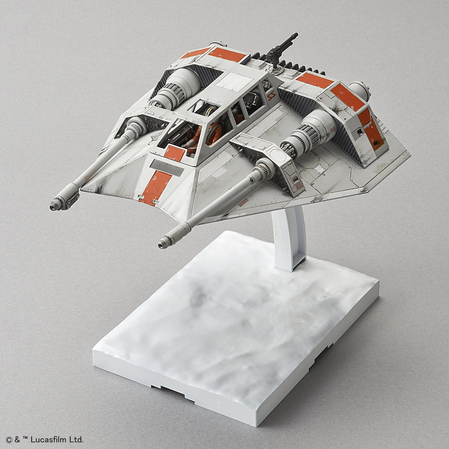 Amazon.com: BANDAI Hobby Snowspeeder Set Star Wars, Star Wars 1/48