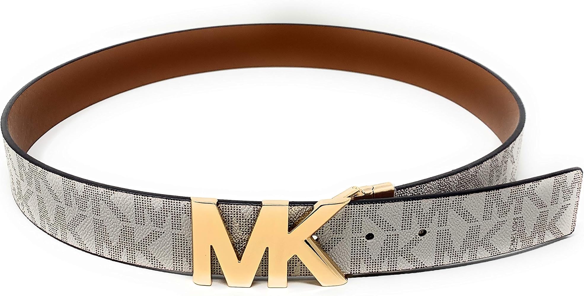 Amazon | Michael Kors (マイケル コース) シグネチャー ロゴ ベルト