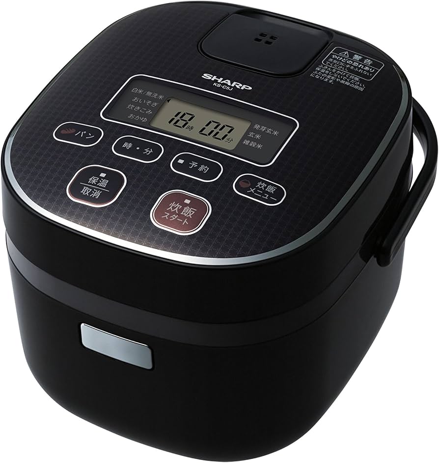 Amazon.co.jp: シャープ ジャー炊飯器 0.5合タイプ ブラック KS-C5J-B