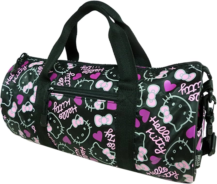 Amazon.co.jp: ハローキティ ボストンバッグ ドラムバッグ メニー