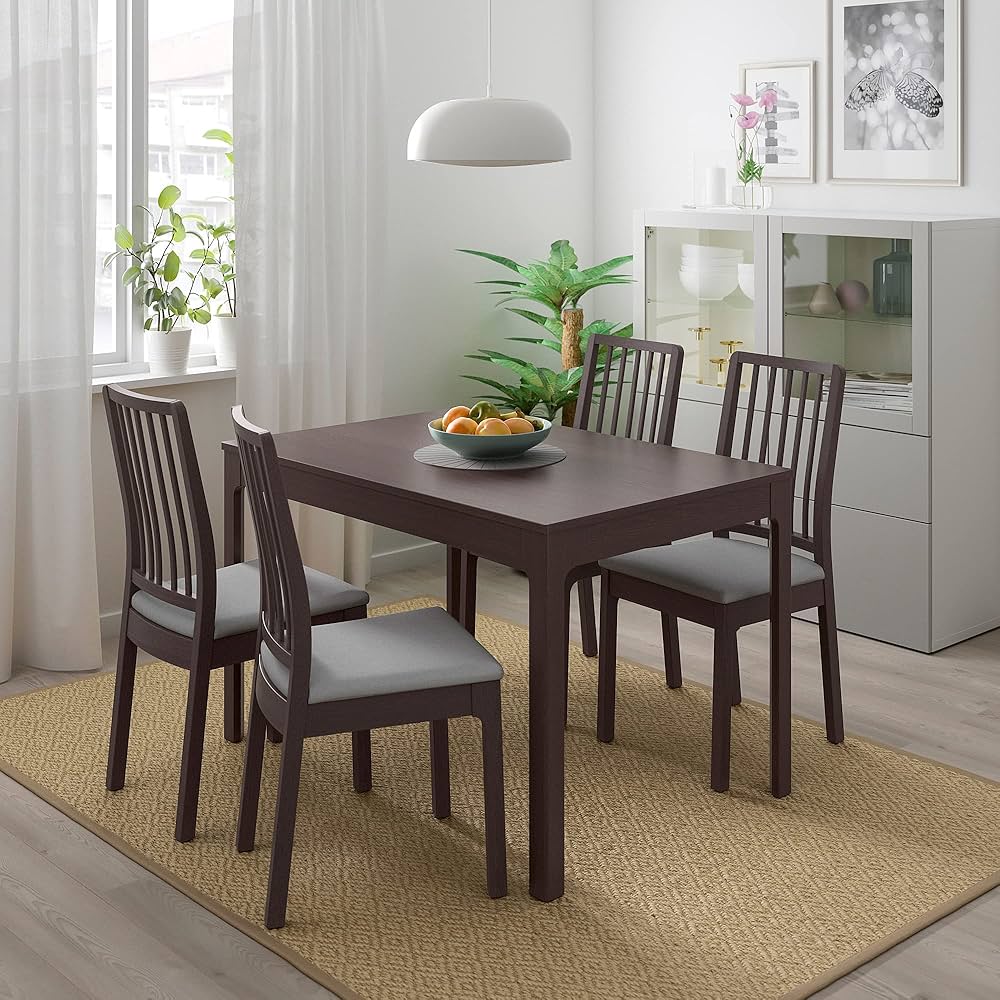IKEA EKEDALEN extendable table, 120/180 x 80 cm, dark brown