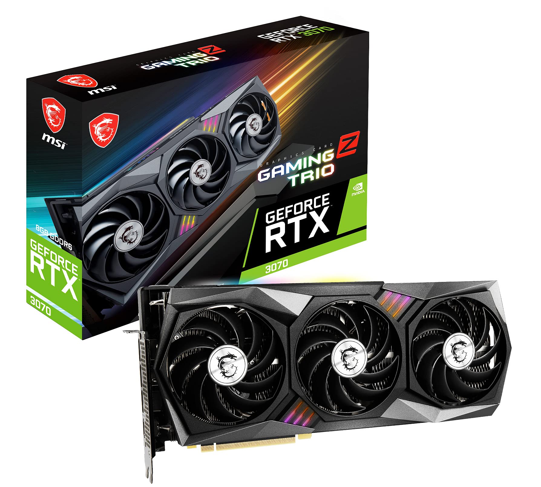 Amazon | MSI GeForce RTX 3070 GAMING Z TRIO グラフィックスボード