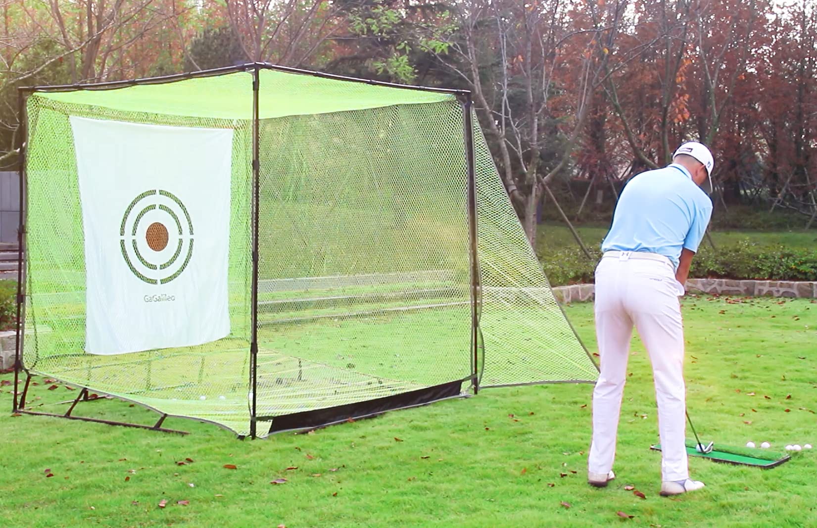Amazon | ゴルフネット 練習用 室内屋外 大型： 自宅練習 ゴルフ練習