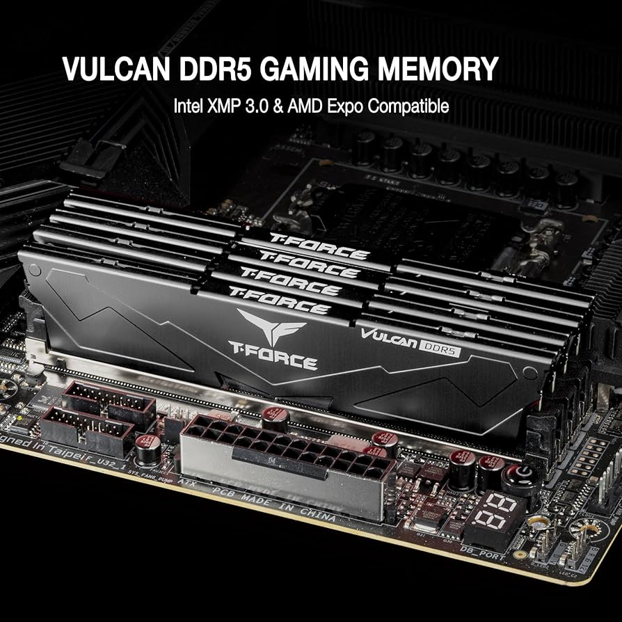 Amazon.co.jp: TEAMGROUP T-Force Vulcan DDR5 32GB (2x16GB) 6000MHz