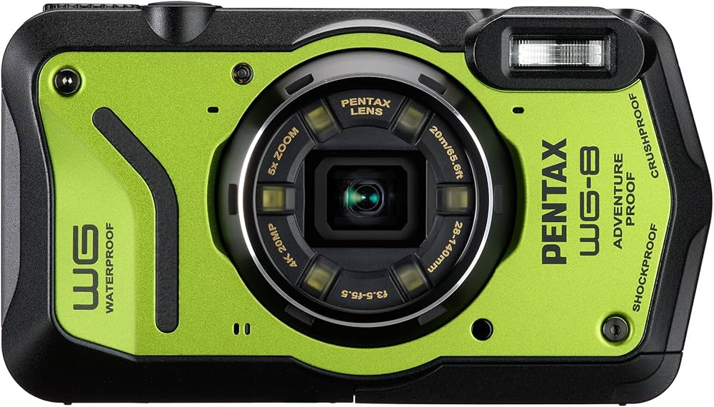 Amazon | ペンタックス PENTAX WG-8 グリーン 本格アウトドアカメラ
