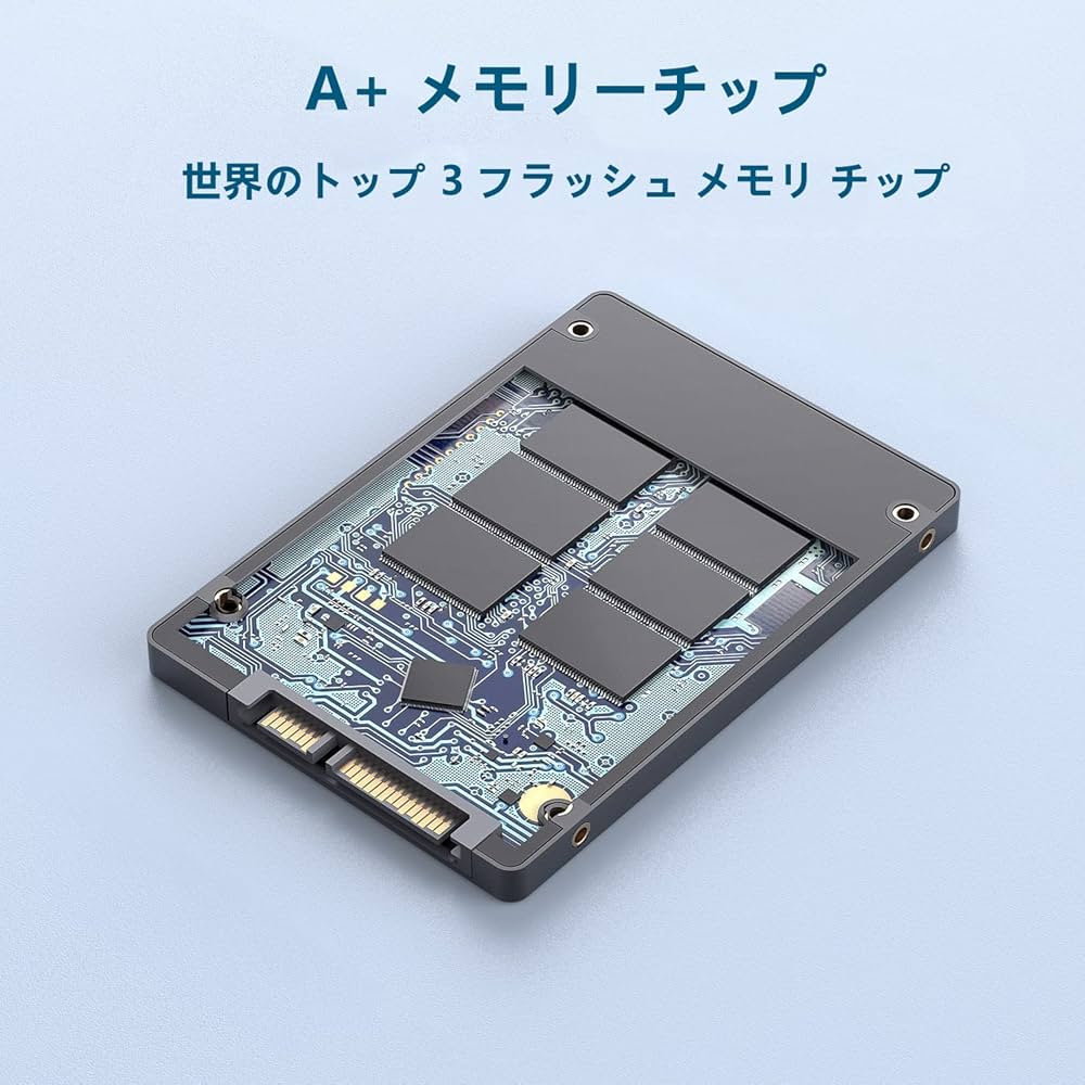 Amazon | Vansuny 内蔵SSD 512GB SATA III SSD 2.5 インチ内蔵ソリッド