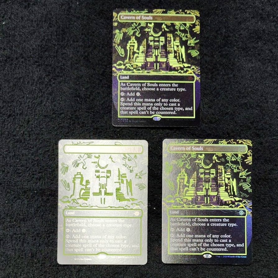Amazon.co.jp: 魂の洞窟 MTG ネオンインク Foil 黄色 3枚セット