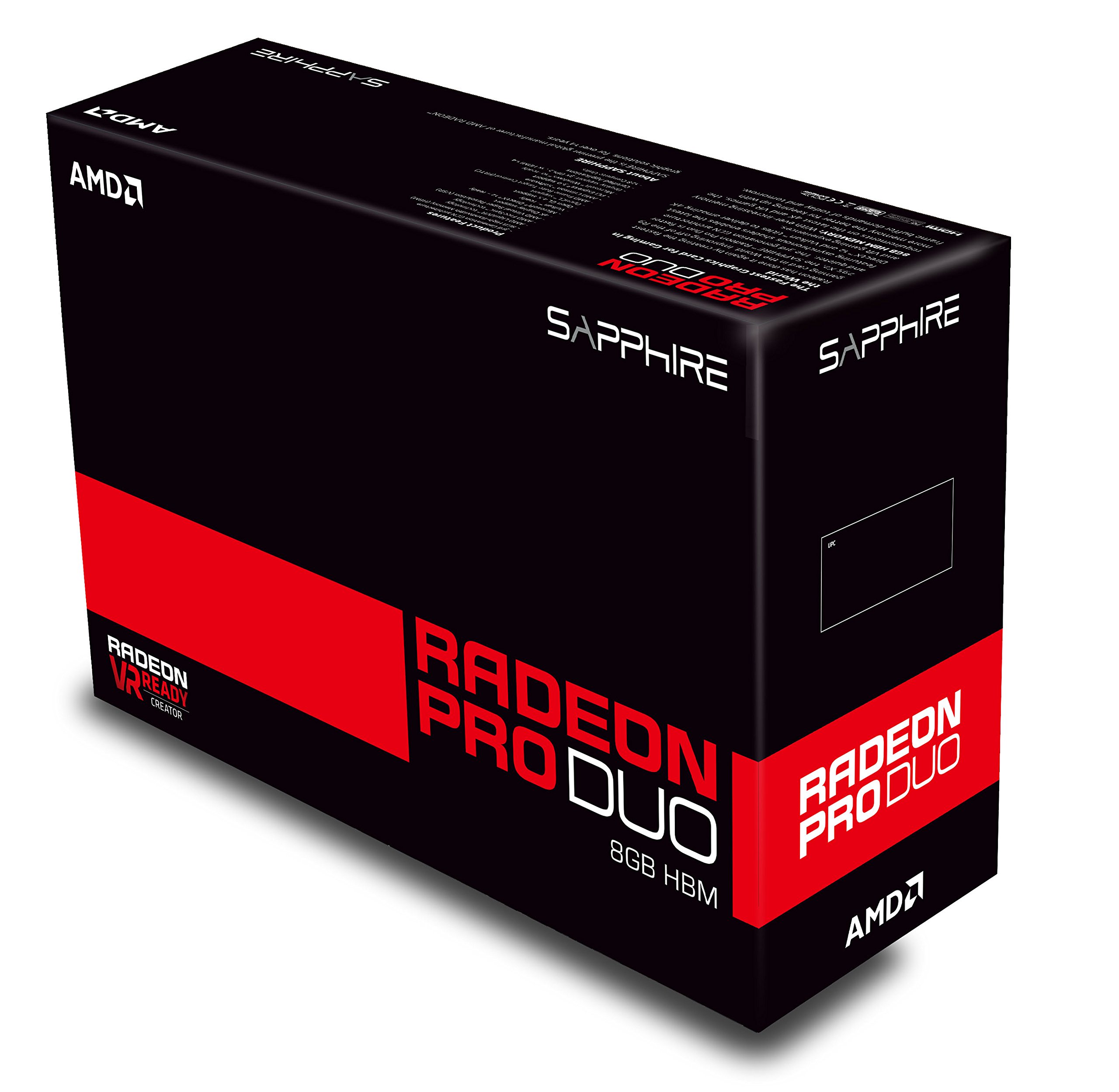 Amazon | Sapphire Radeon PRO DUO 8GB HBM HDMI/TRIPLE DP PCI