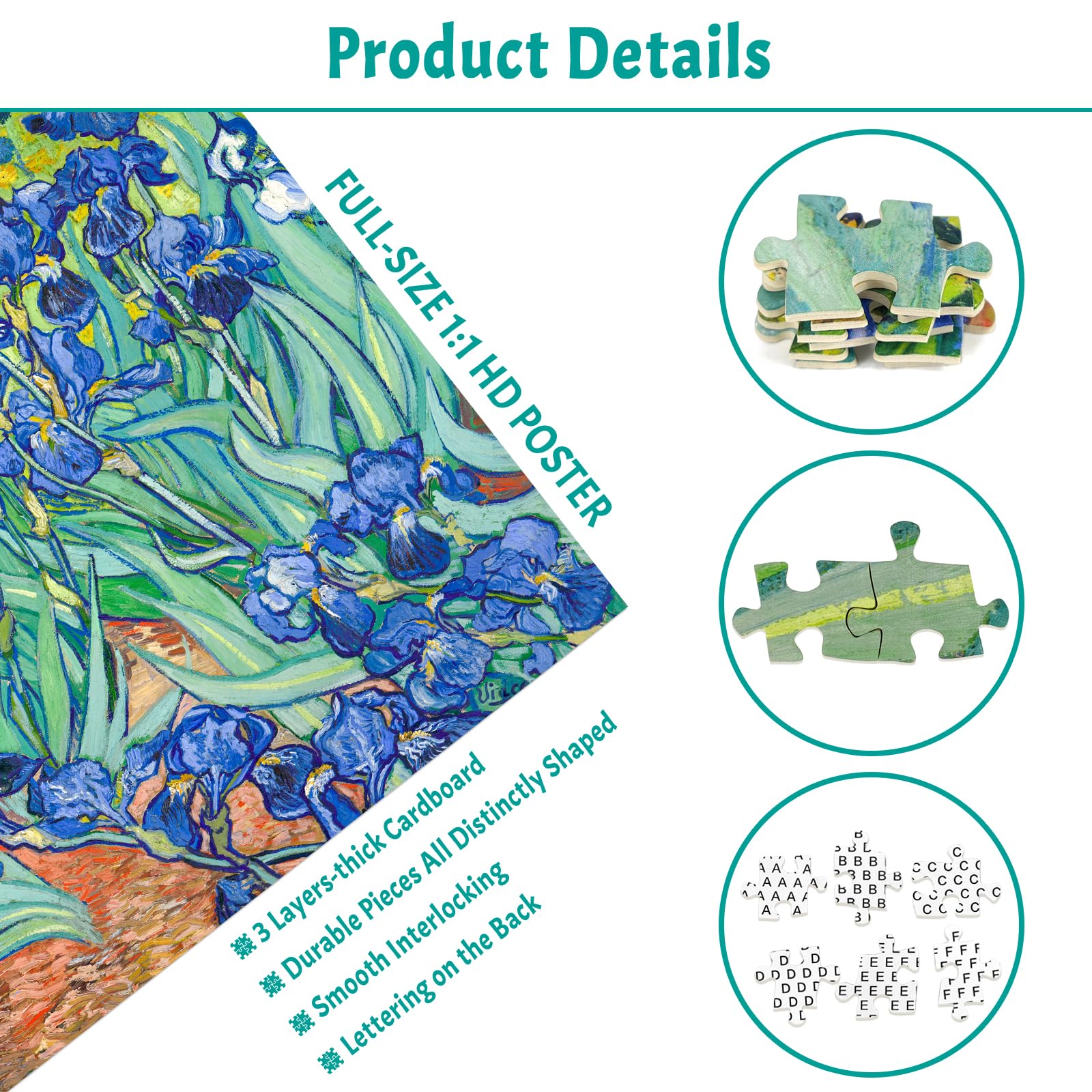 Amazon | 大人用1000ピースパズル 大人アイリス パズル 1000ピース