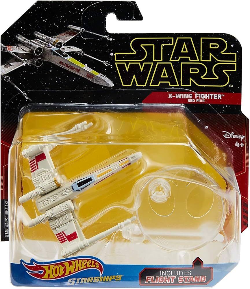 Amazon.com: Hot Wheels Star Wars Starships X-Wing Fighter Red Five