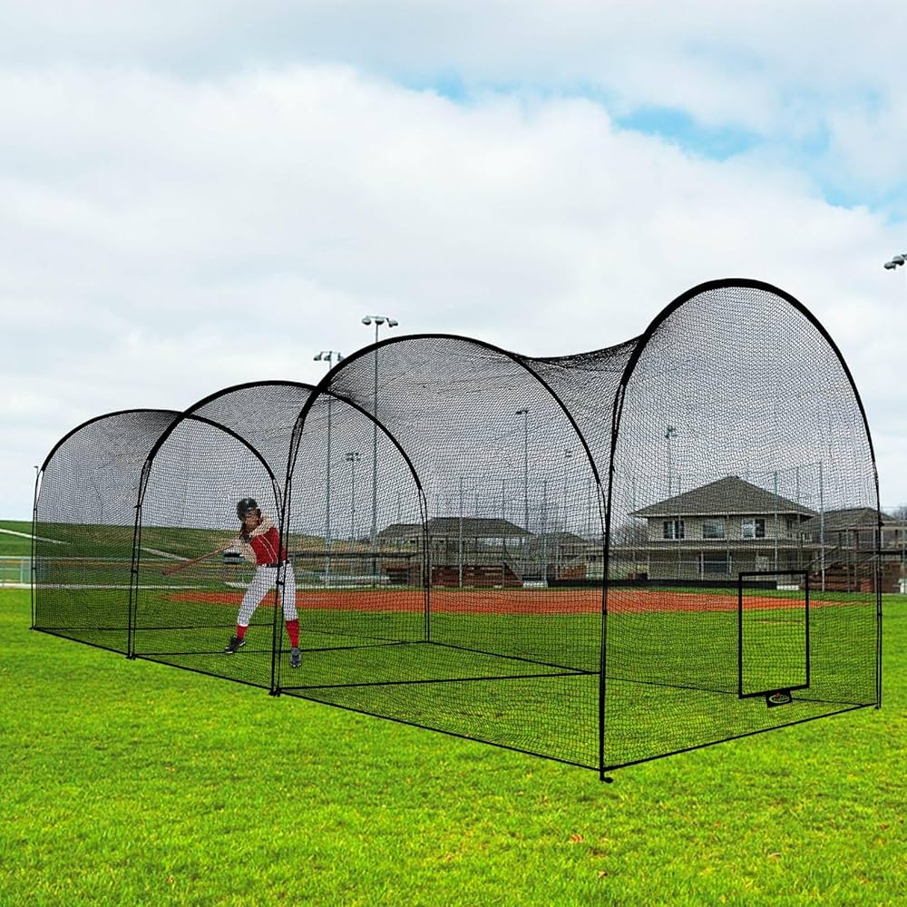 Amazon | 10x3.5x3mバッティングゲージ 野球防球 飛散防止 練習用