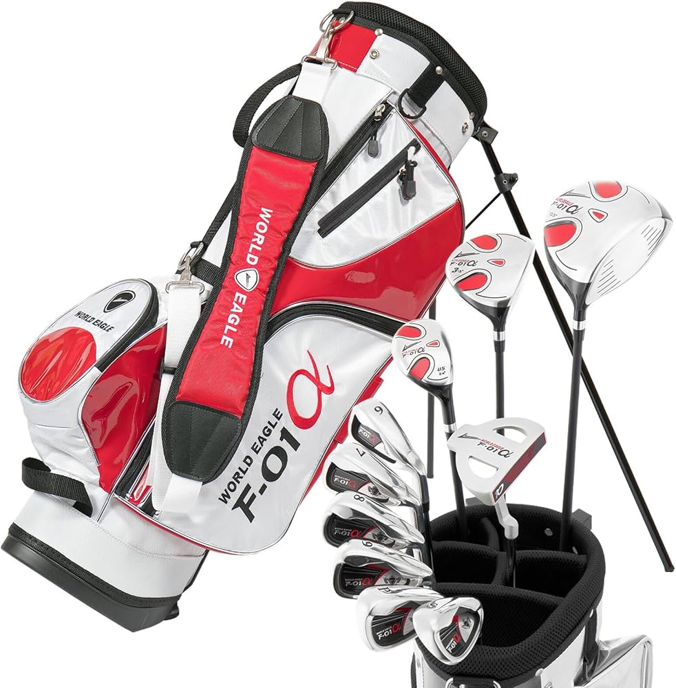 Amazon.co.jp: WORLD EAGLE F-01α メンズ ゴルフ クラブ フルセット