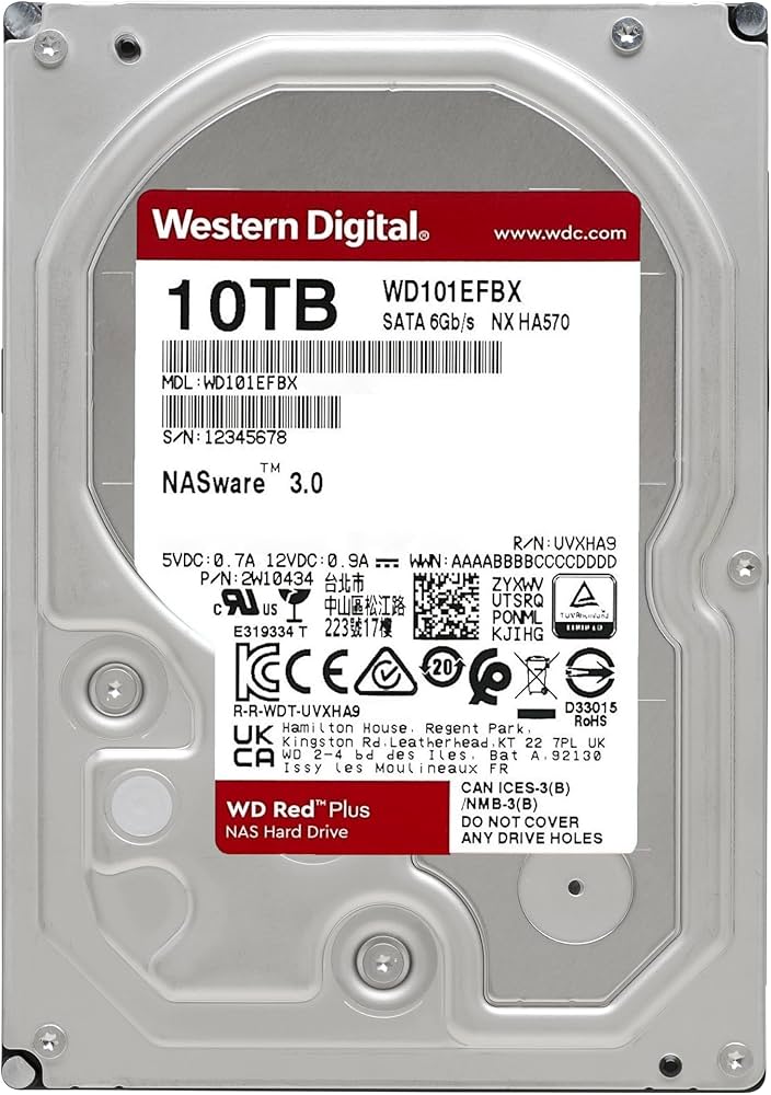 Amazon | ウエスタンデジタル WD101EFBX ［WD Red Plus（10TB 3.5