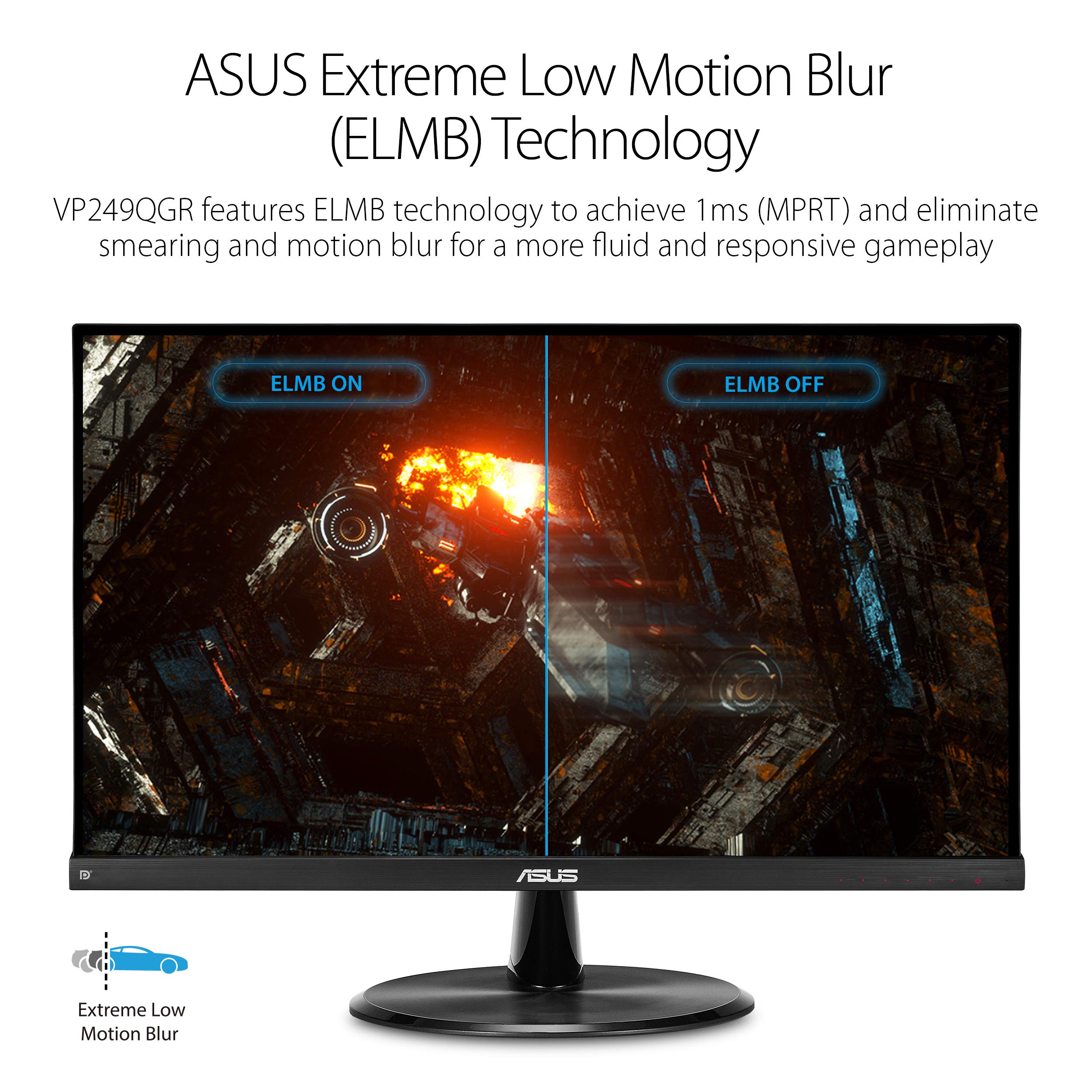 Amazon.com: ASUS VP249QGR 23.8” Gaming Monitor 144Hz Full HD (1920