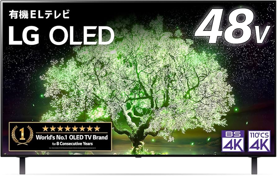 Amazon | LG 48型 4Kチューナー内蔵 有機EL テレビ OLED48A1PJA Alexa