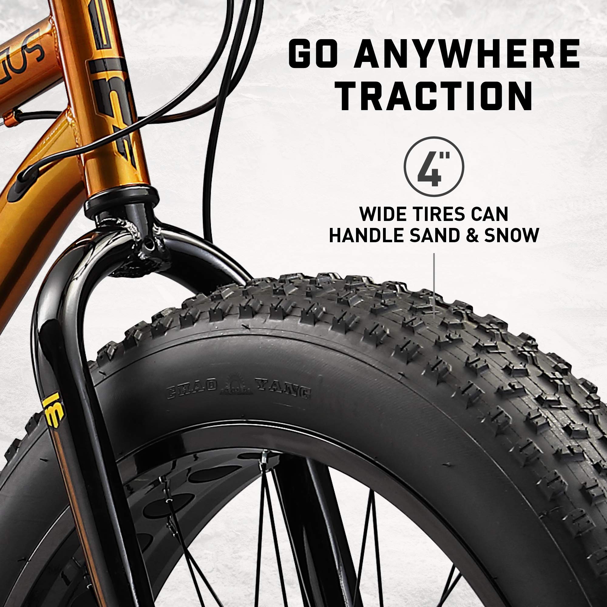 Amazon | Mongoose Argus ST ファットタイヤマウンテンバイク 大人用