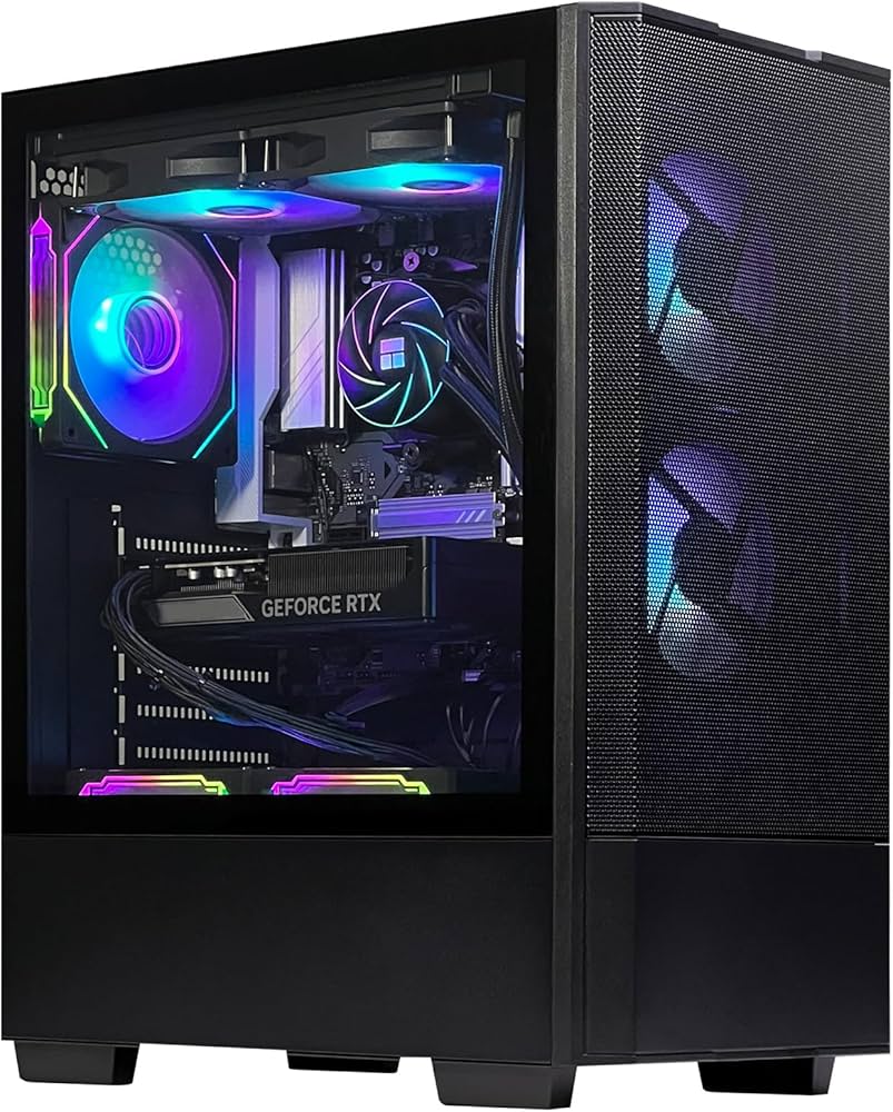 Amazon.com: ZYNEEX Gaming Desktop PC - AMD R5 9600X GeForce RTX