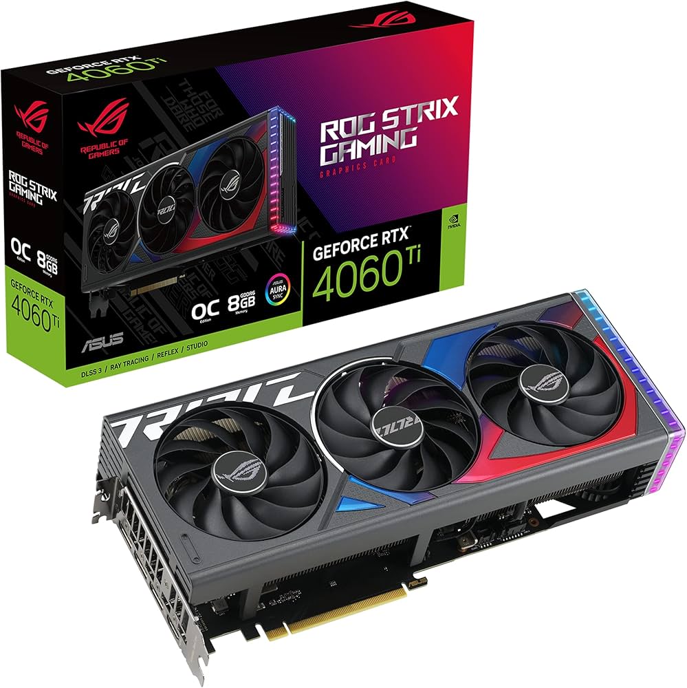Amazon | ASUS ROG Strix GeForce RTX™ 4060 Ti OC Edition ゲーミング