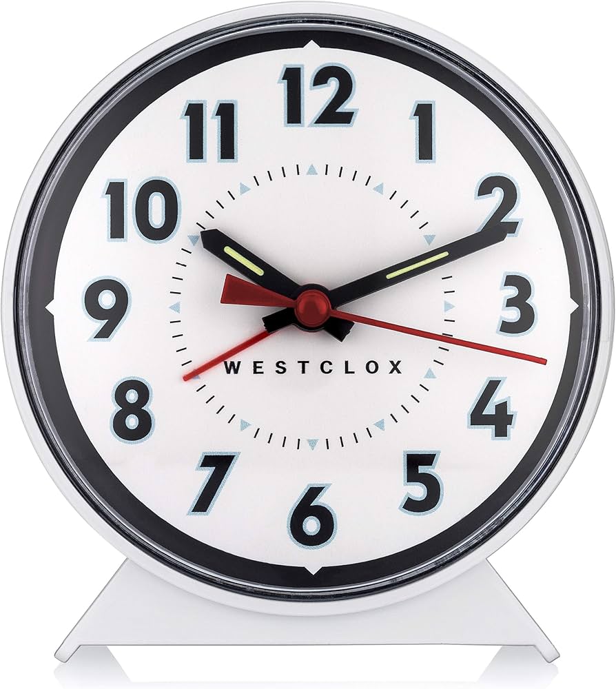 Amazon.com: Westclox Keywound Analog Alarm Clock, Loud Bell Alarm