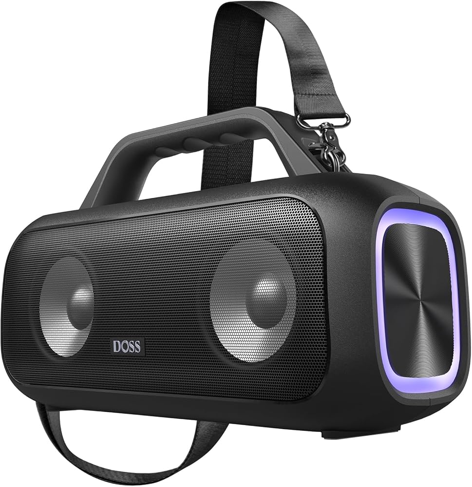 Amazon | DOSS Extreme Boom S Bluetoothスピーカー 光る ポータブル