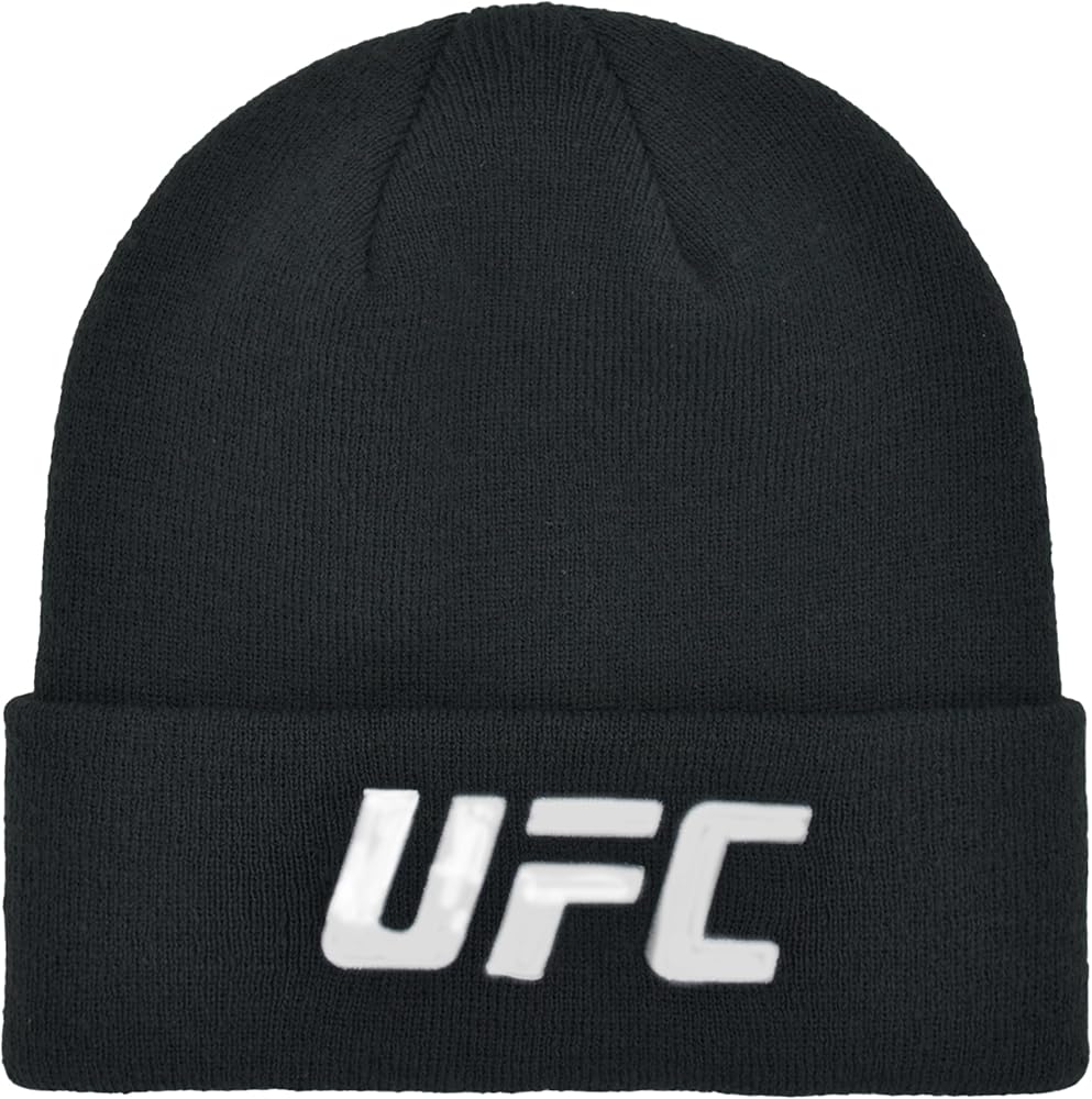 Amazon.com: UFC Beanie Hat, Cuffed Winter Knit Cap with Logo