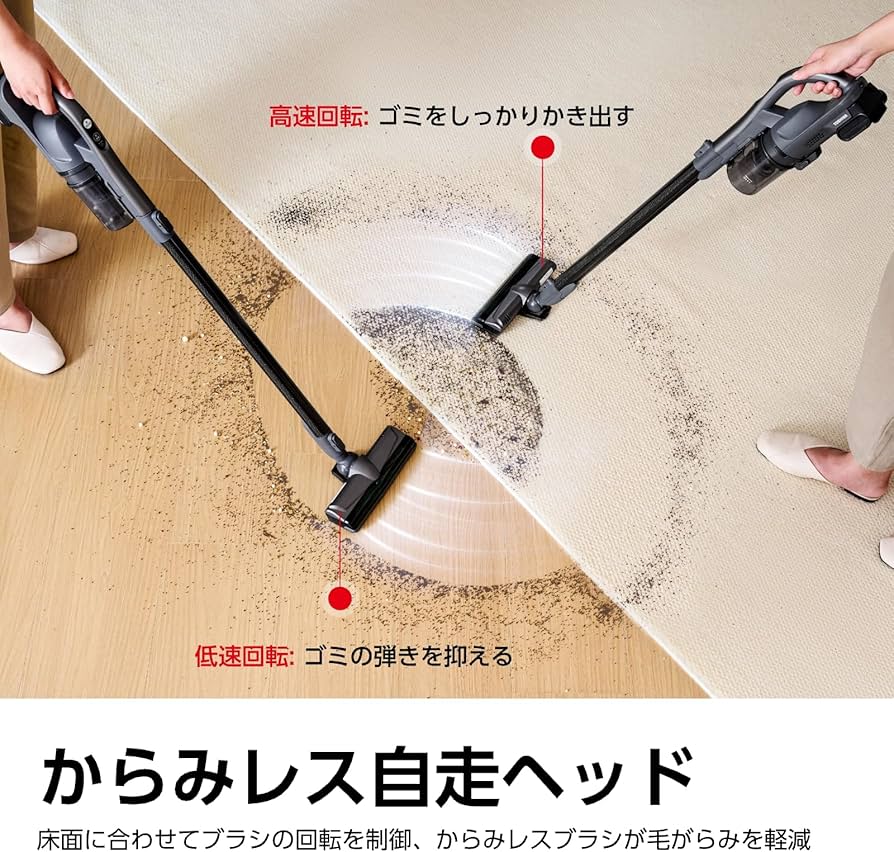 Amazon | TOSHIBA(東芝) スティック掃除機 コードレス 一人暮らし 軽量