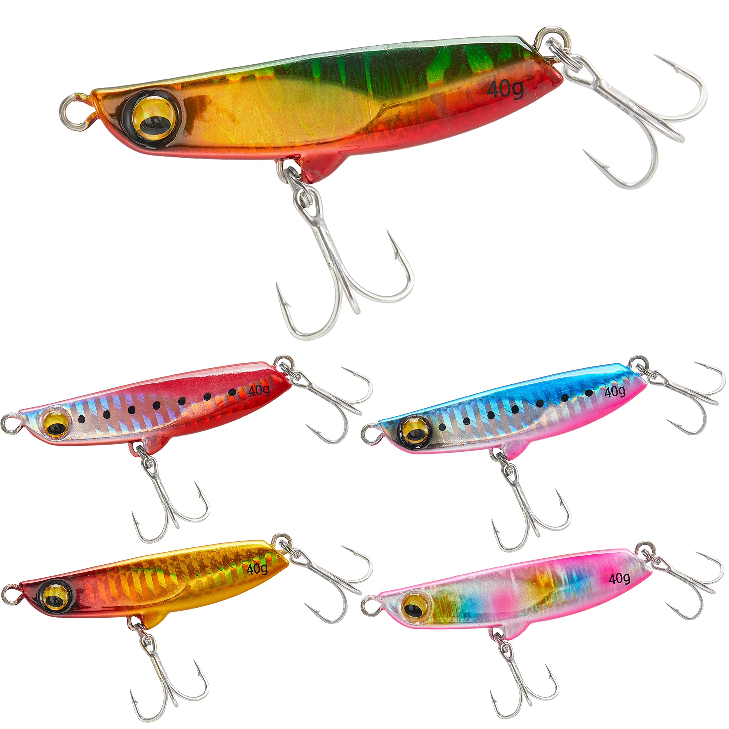 Amazon.co.jp: 【KOKOルアー】ヒラメ ルアー メタルジグ セット 32g