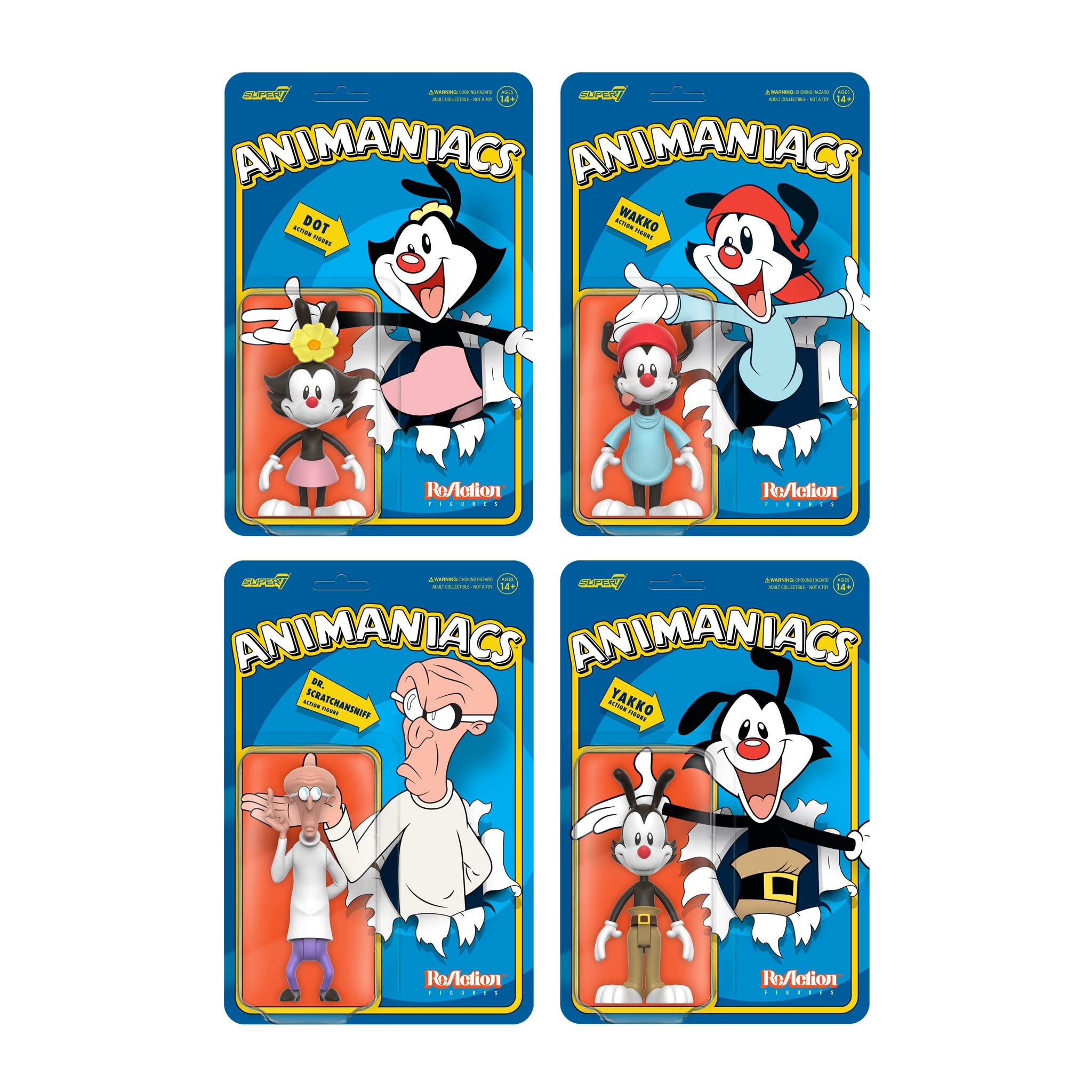 Amazon.co.jp: Super7 Animaniacs Wakko Warner - 3.75インチ アニ