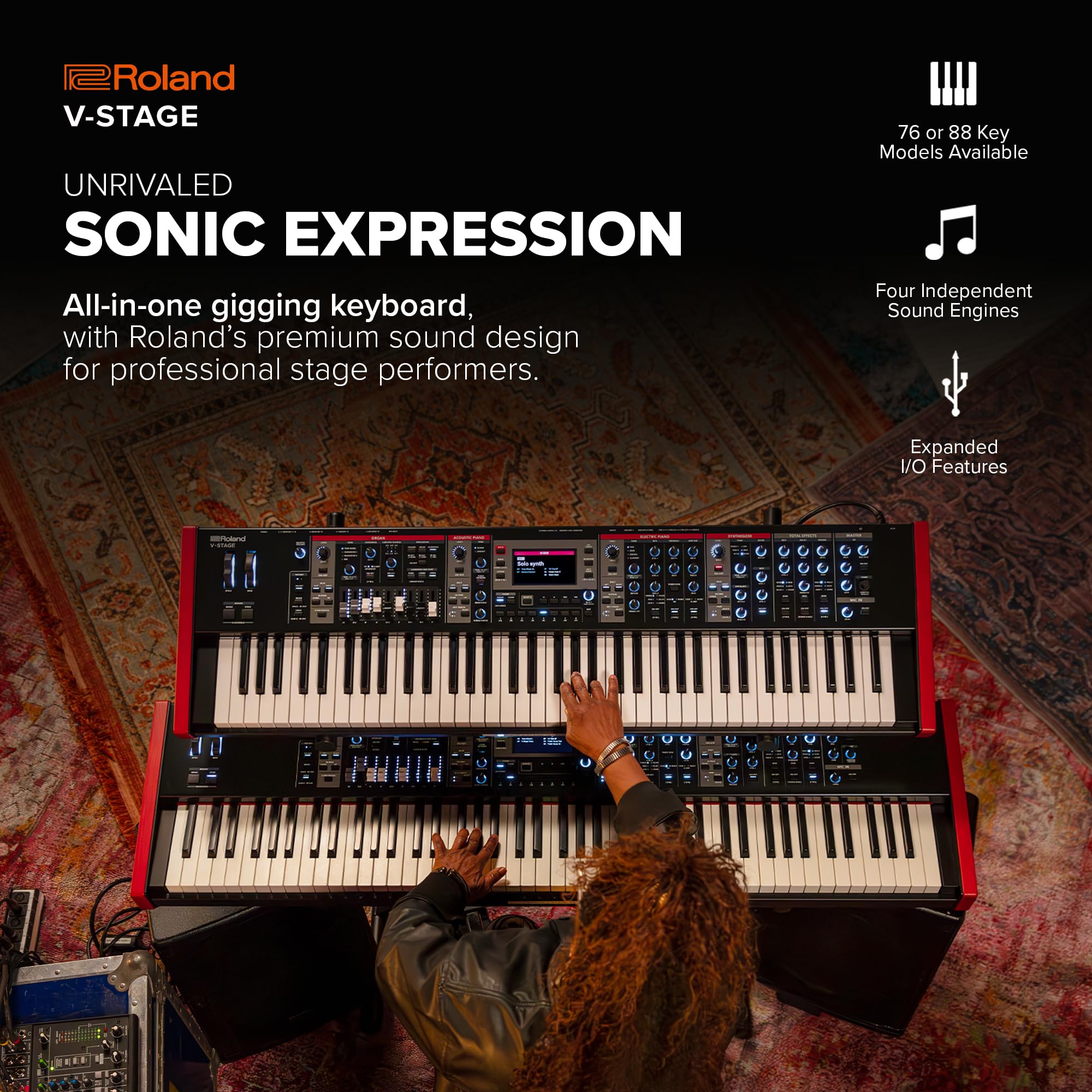 Amazon | ROLAND V-STAGE88 STAGE KEYBOARD ローランド Vステージ 88