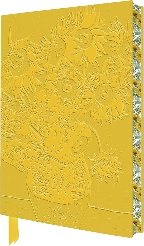 Vincent van Gogh: Sunflowers Artisan Art Notebook (Flame Tree