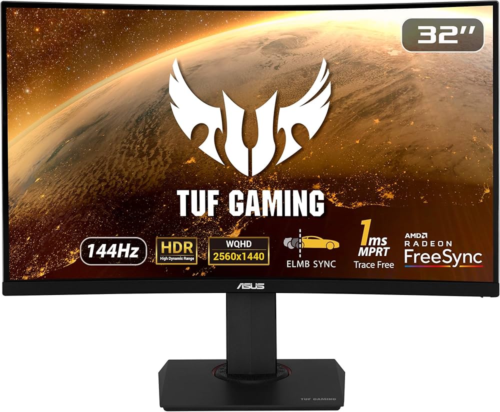 Amazon.co.jp: ASUS ゲーミングモニター TUF Gaming VG32VQ 31.5インチ