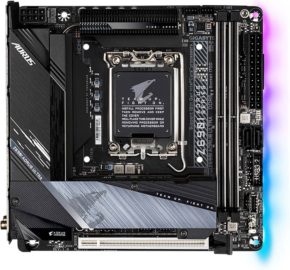 Amazon | GIGABYTE Z690I AORUS ULTRA Rev. 1.0 マザーボード Mini-ITX