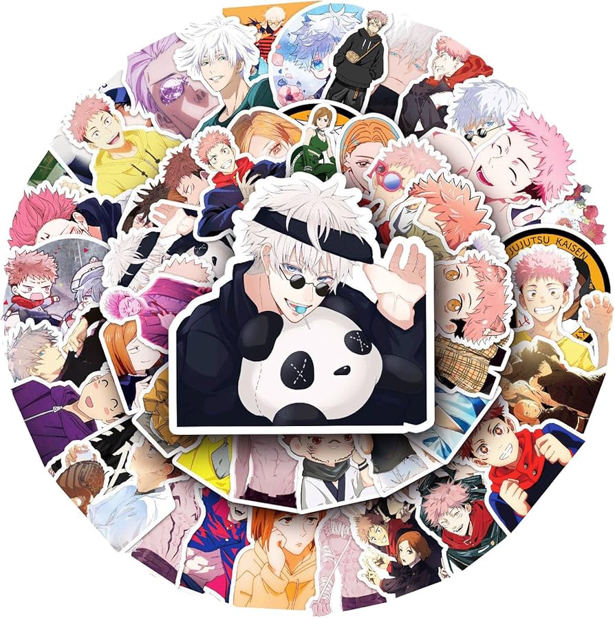 Amazon.co.jp: For 呪術廻戦 ステッカー 50枚セット かわいいアニメ