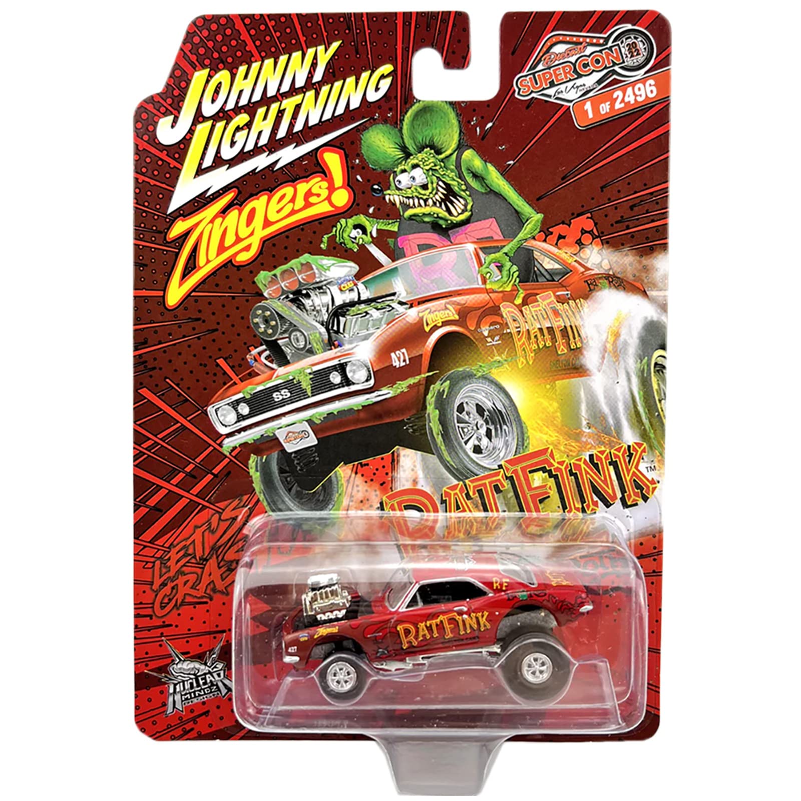 Amazon | ジョニーライトニング(Johnny Lightning) 1:64 Rat Fink 1967