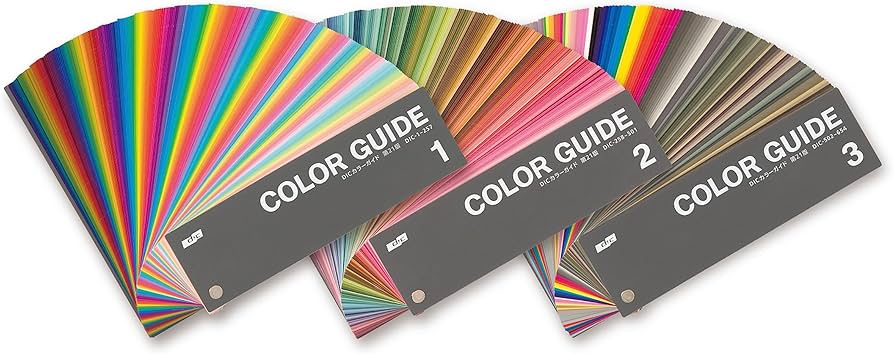 Amazon | DIC カラーガイド(PART1)3冊組第21版 | 配色カード・カラー