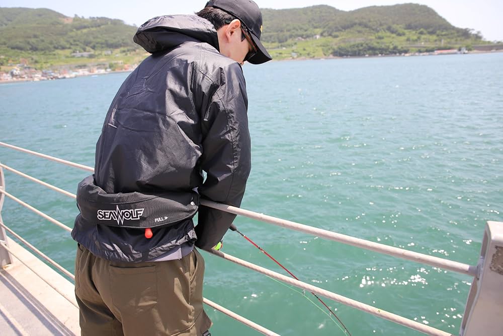 Amazon | シーウルフ 救命胴衣 ライフジャケット 自動・手動膨脹式