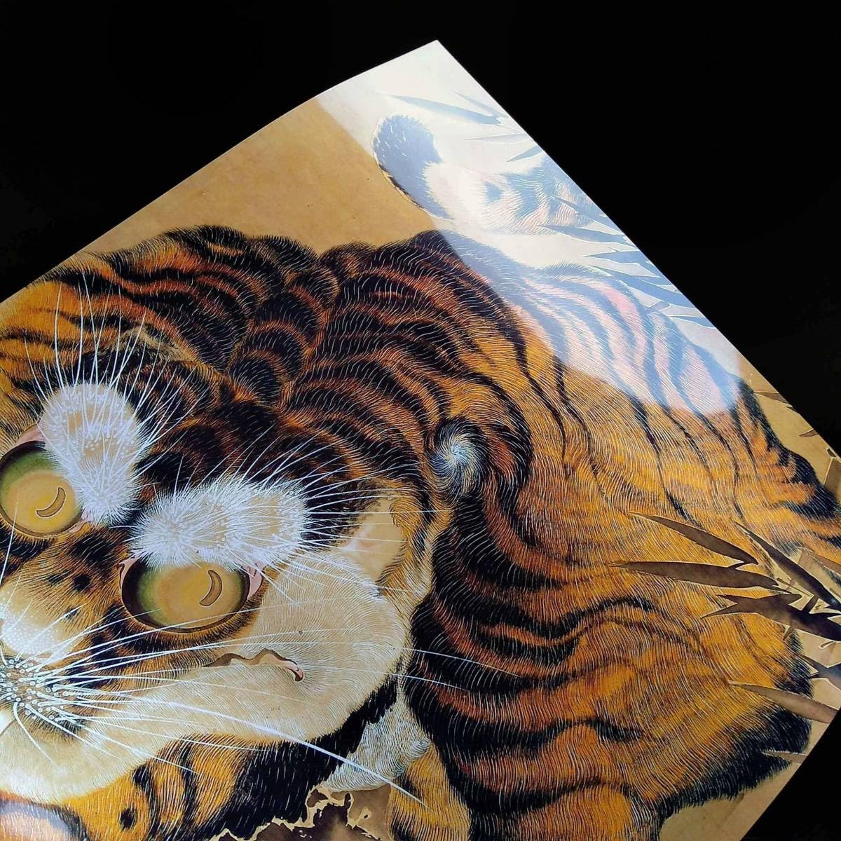 Amazon.co.jp: 片山楊谷『猛虎図』絵画 アート 沢 ポスター A3 バー