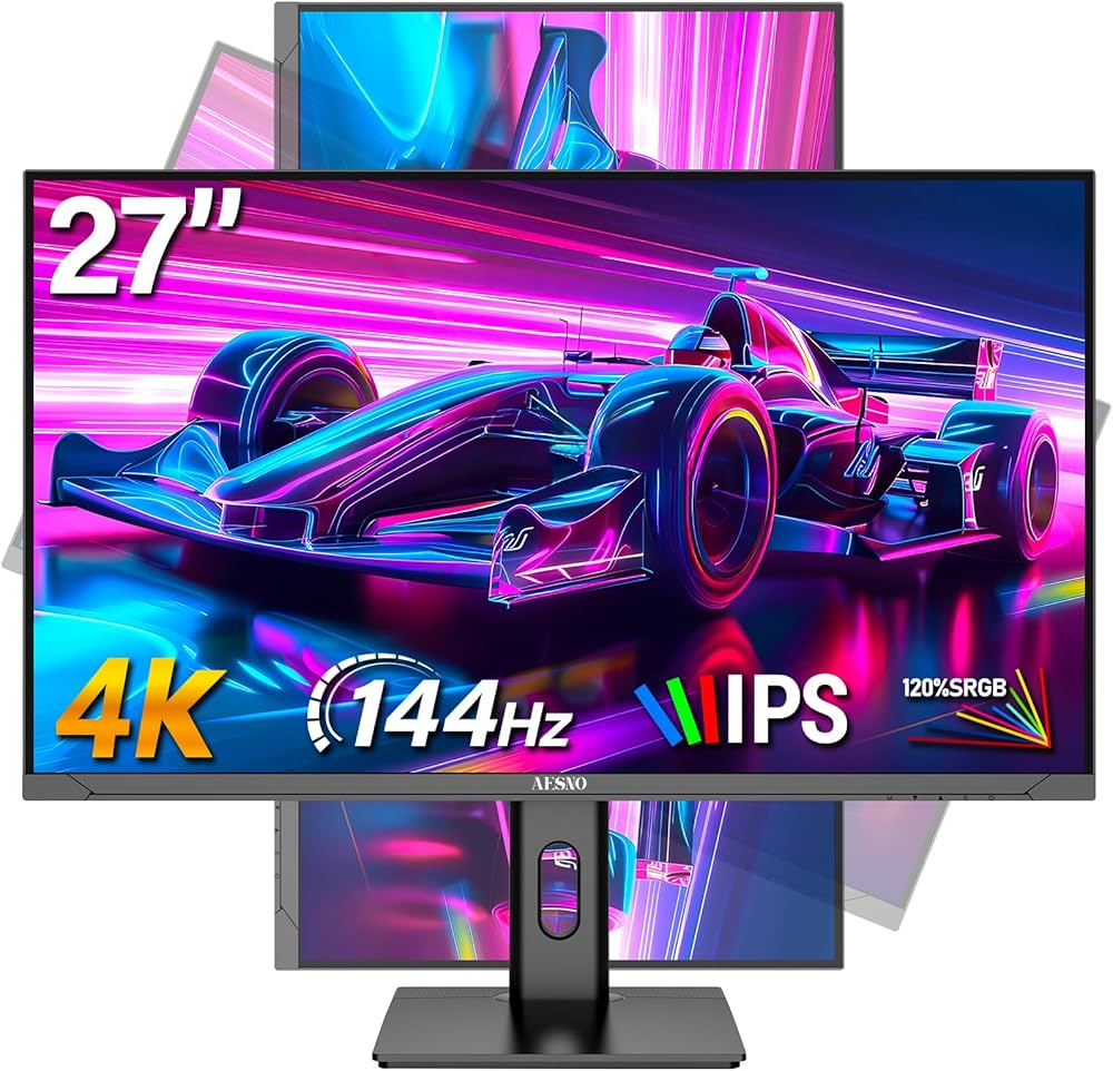 Amazon.co.jp: AESNO 27インチ ゲーミング モニター IPS 4K 144Hz