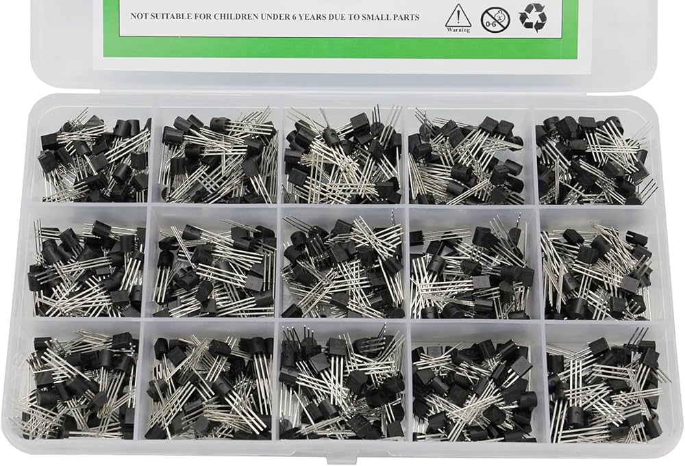 Amazon.co.jp: Raogoodcx 750個15値2N2222-S9018 NPN PNPパワー