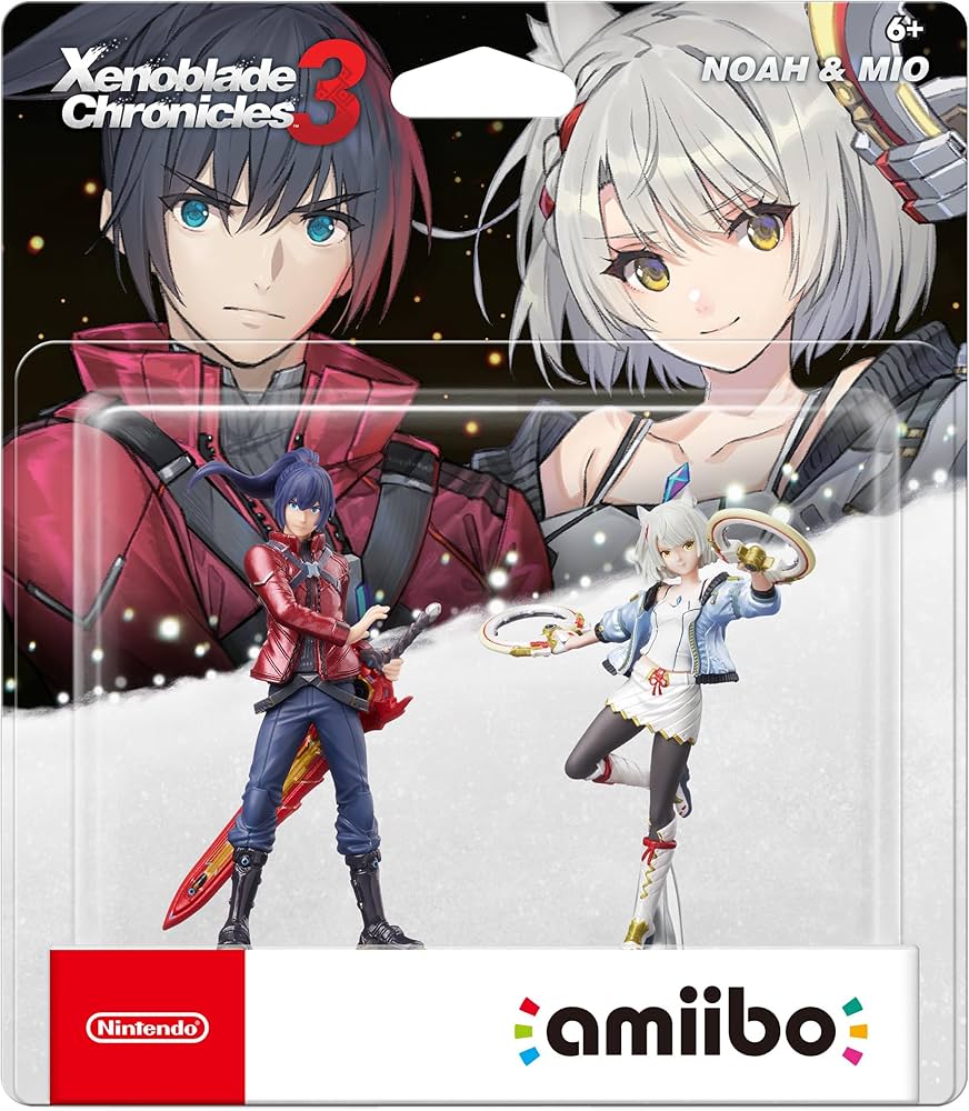Amazon.com: amiibo - Noah + Mio 2-Pack - Xenoblade Chronicles 3