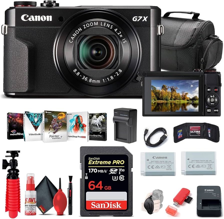 Amazon.com : Canon PowerShot G7 X Mark II Digital Camera (1066C001